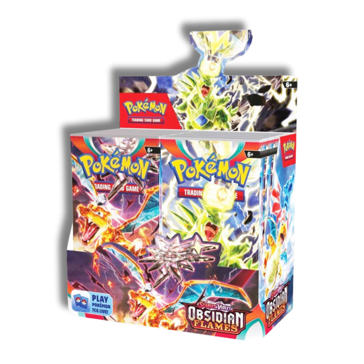 Caja de 36 Sobres Obsidian Flames - Inglés 🇬🇧