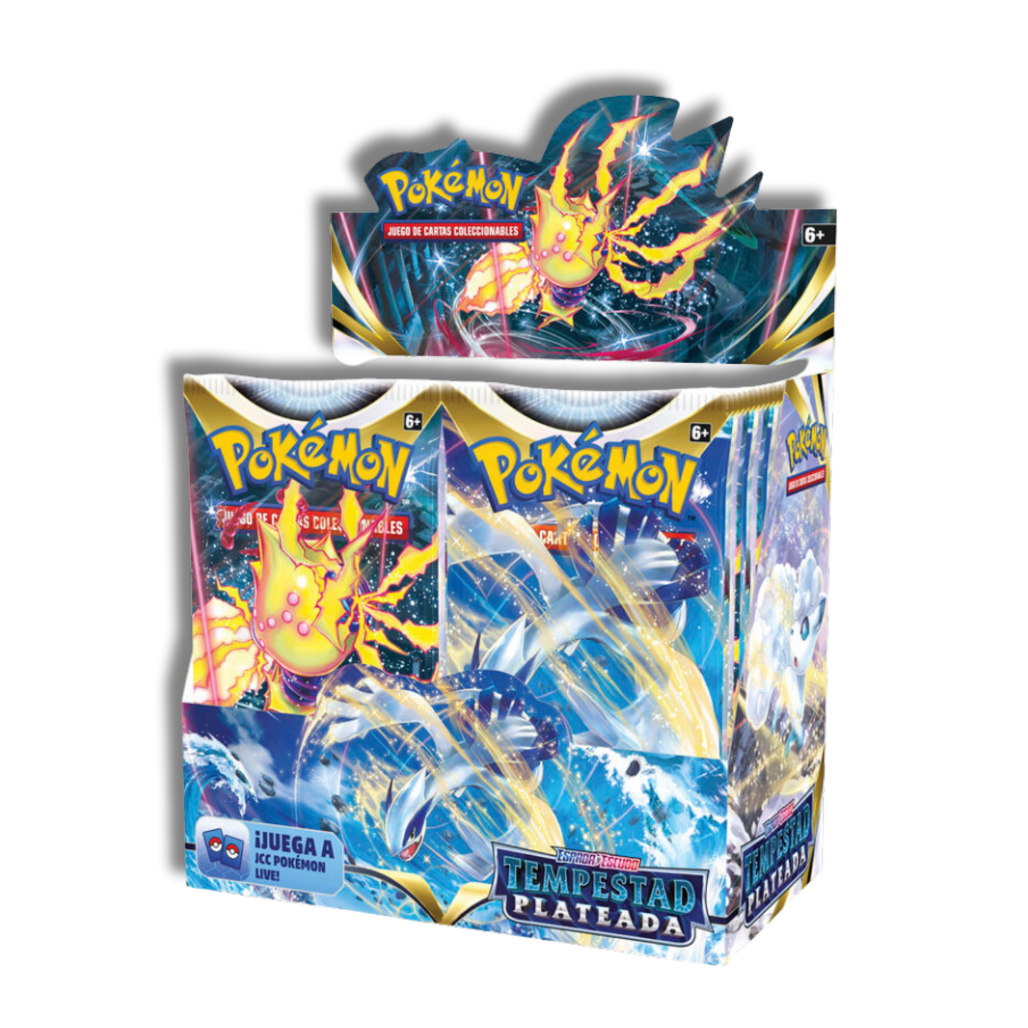Caja de 36 Sobres de Tempestad Plateada - Español 🇪🇸